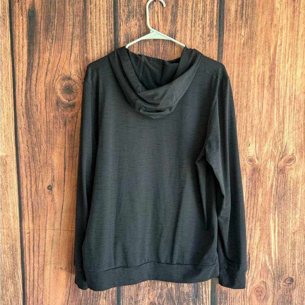 Nike Dri-FIT Yoga Lightweight Loose Fit Hoodie Off Noir